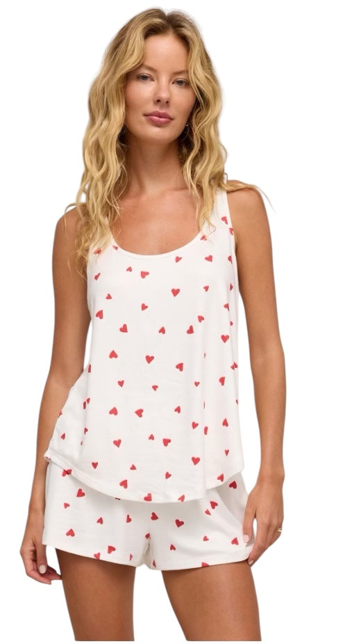 Heart Pajama Tank Top