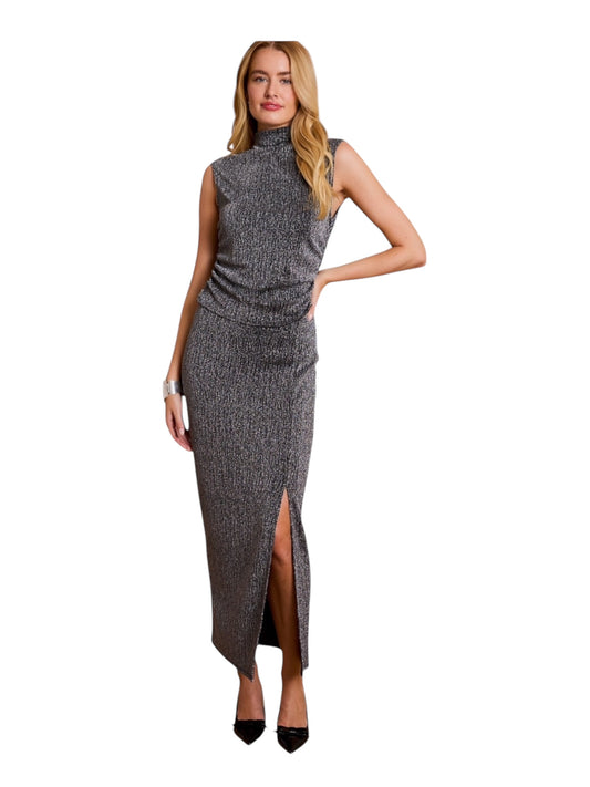 Silver Maxi Skirt
