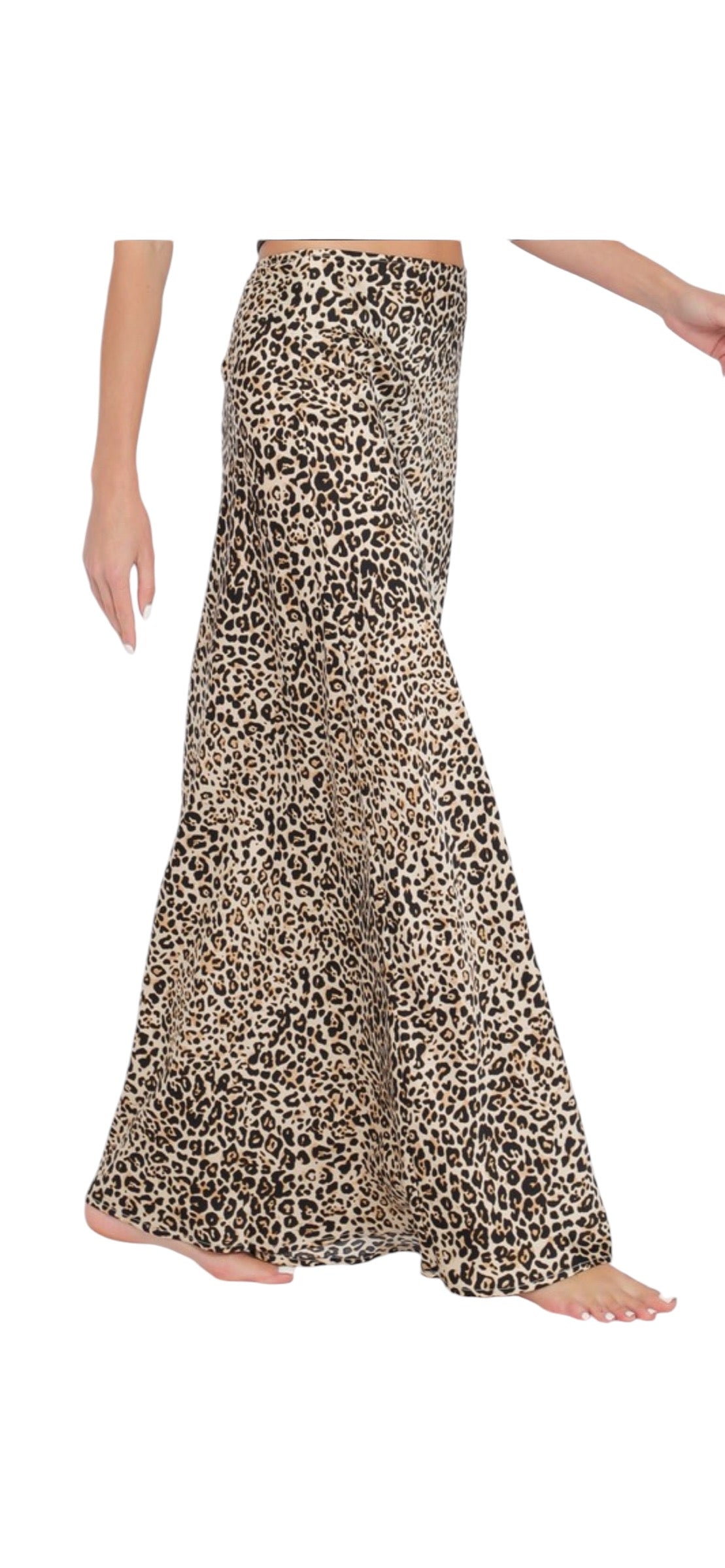 Cheetah Print Maxi Skirt