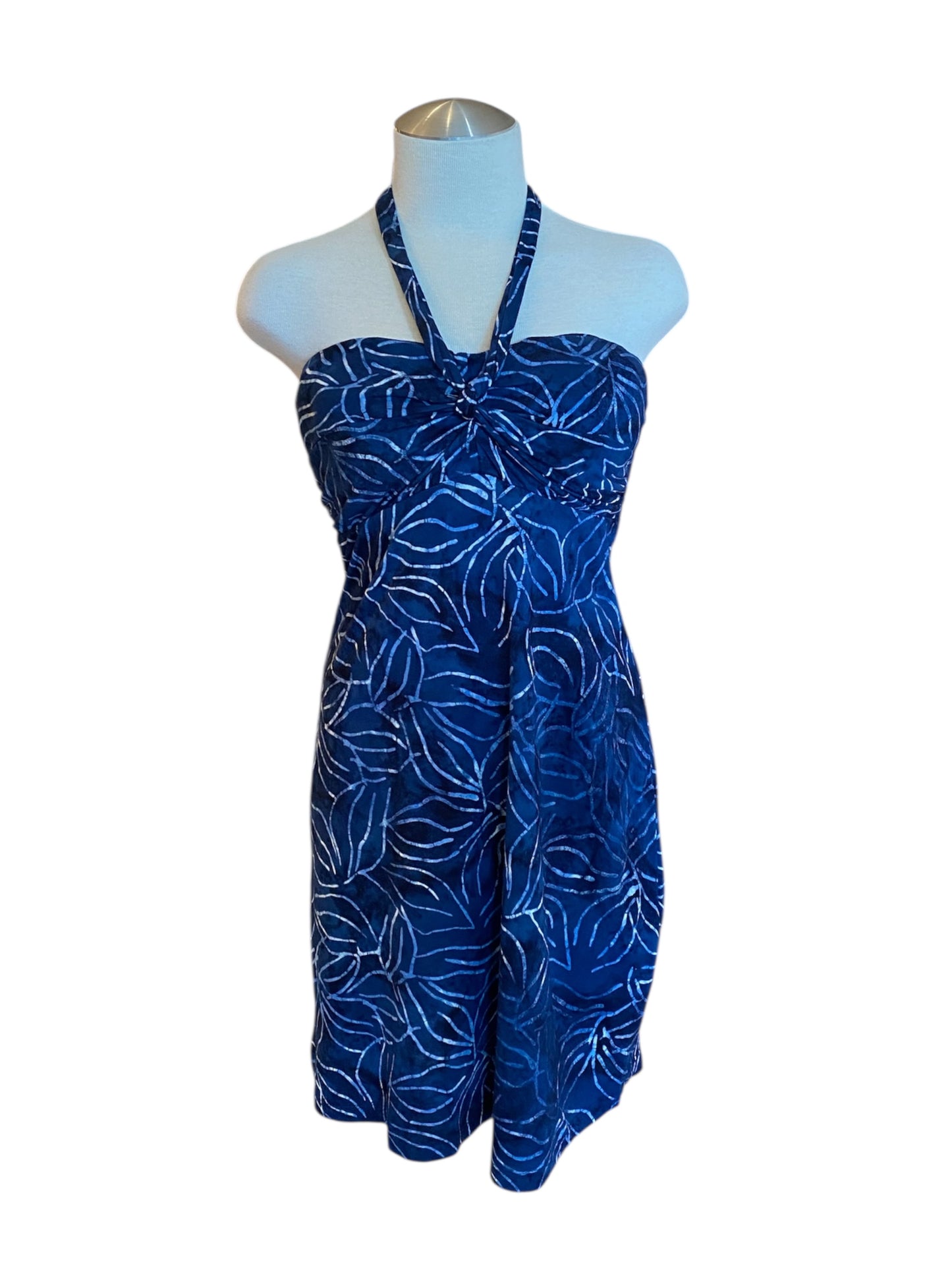 Tie Neck Mini Dress