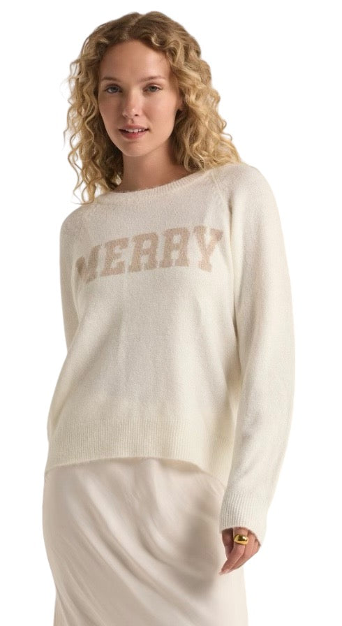 Merry Cream Sweater