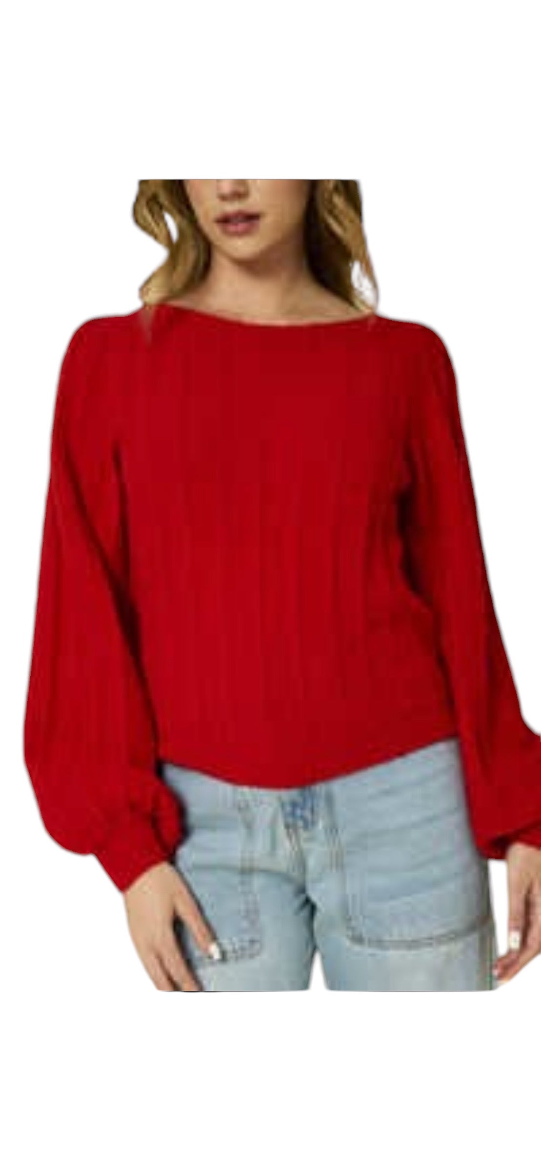 Bubble Sleeve Sweater