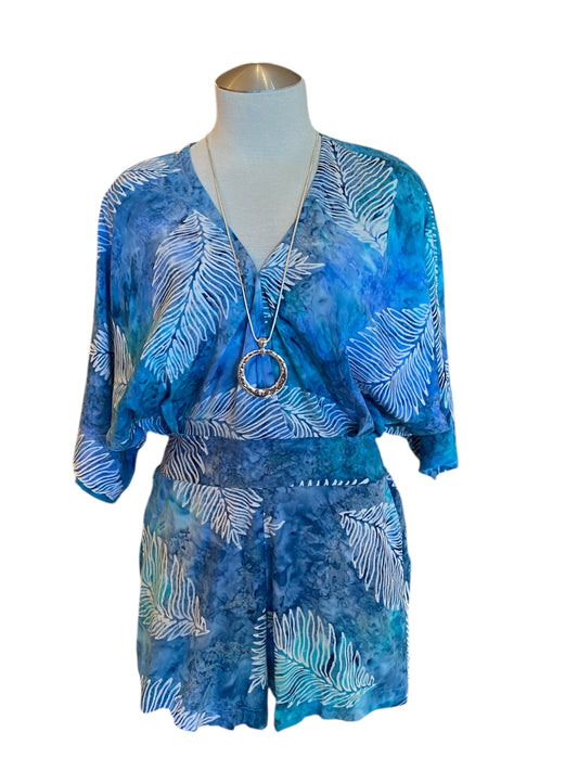 Tropical Patterned Romper