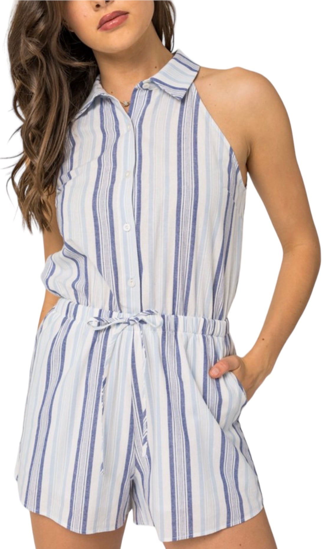 Striped Romper