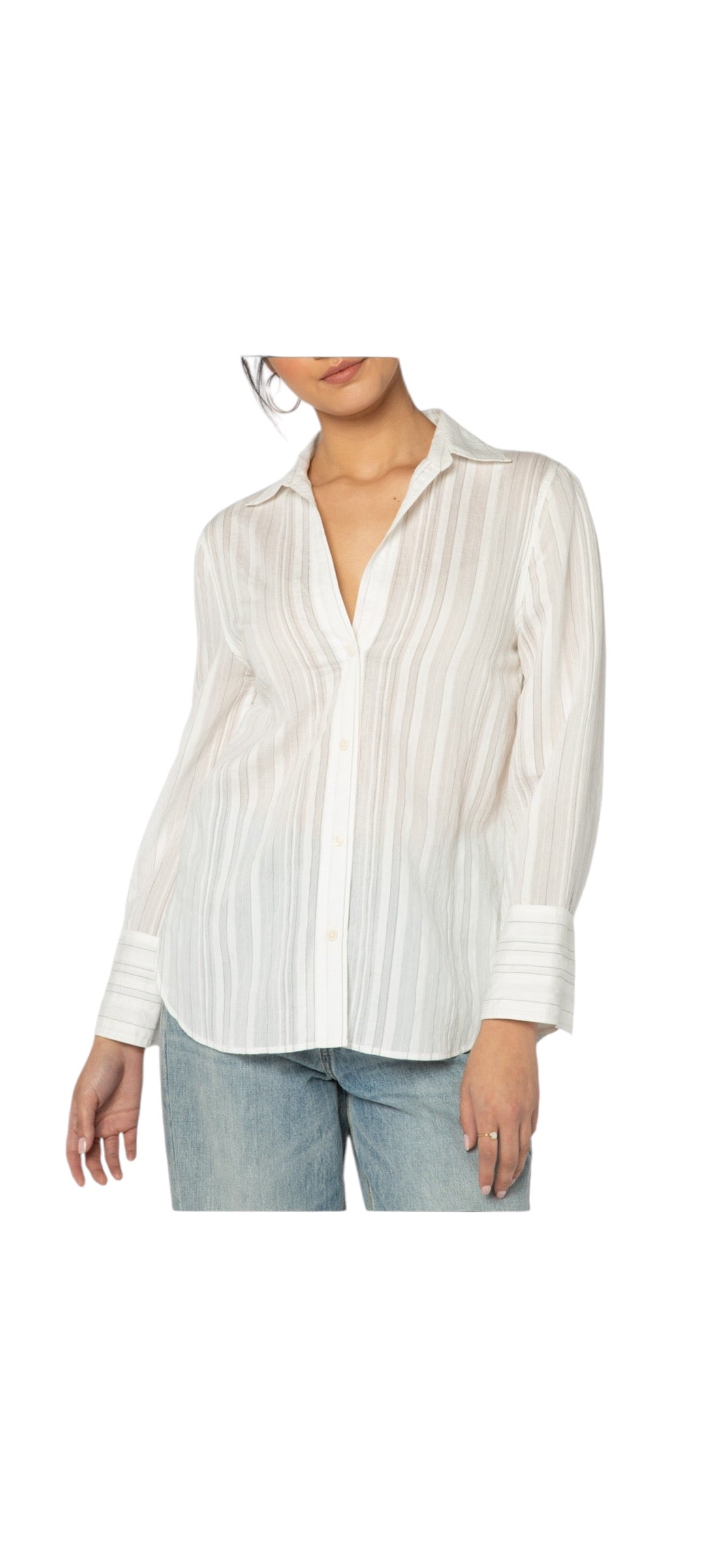 Striped Linen Blouse