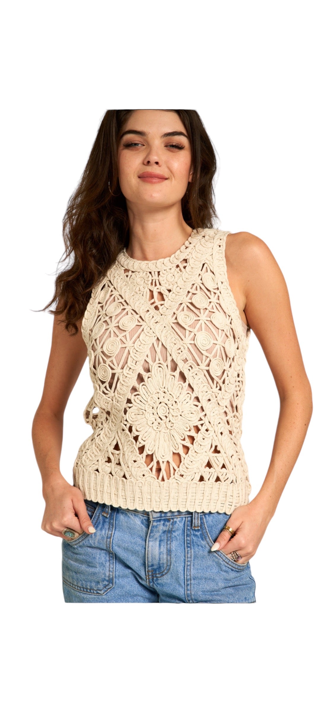 Pattern Crochet Tank