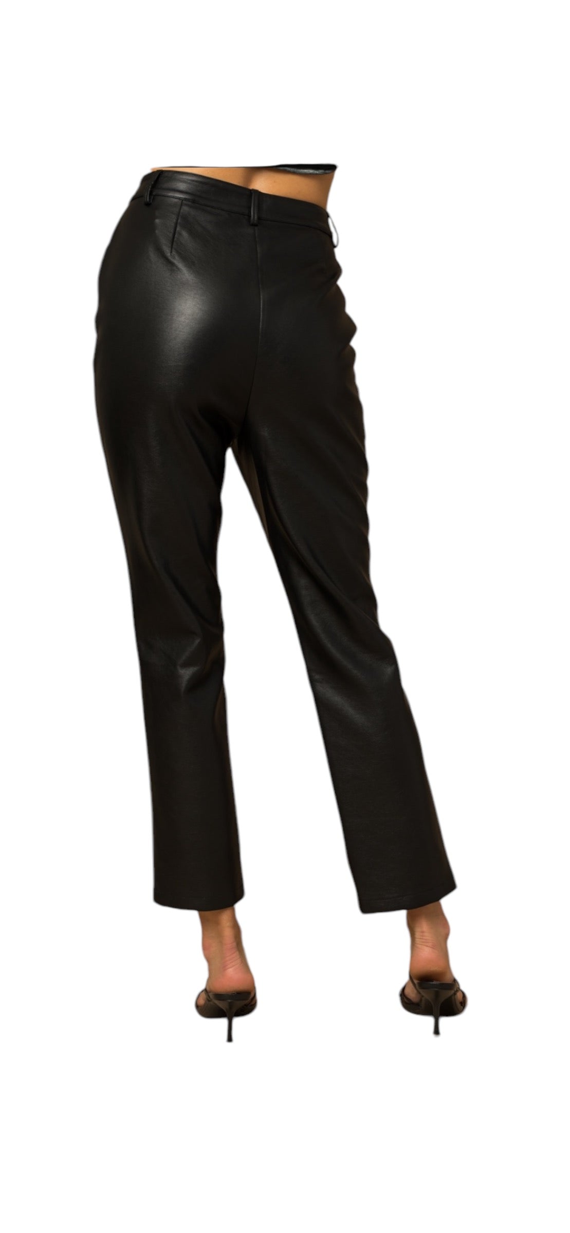 Black Pleather Pants