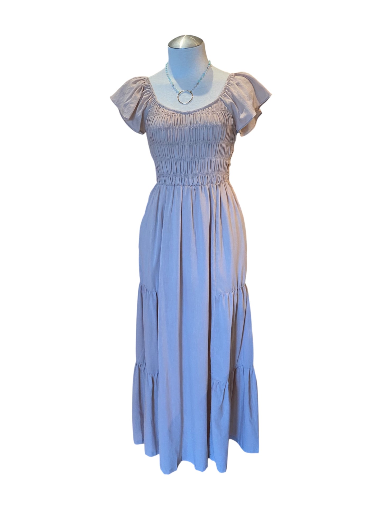Tan Maxi Dress