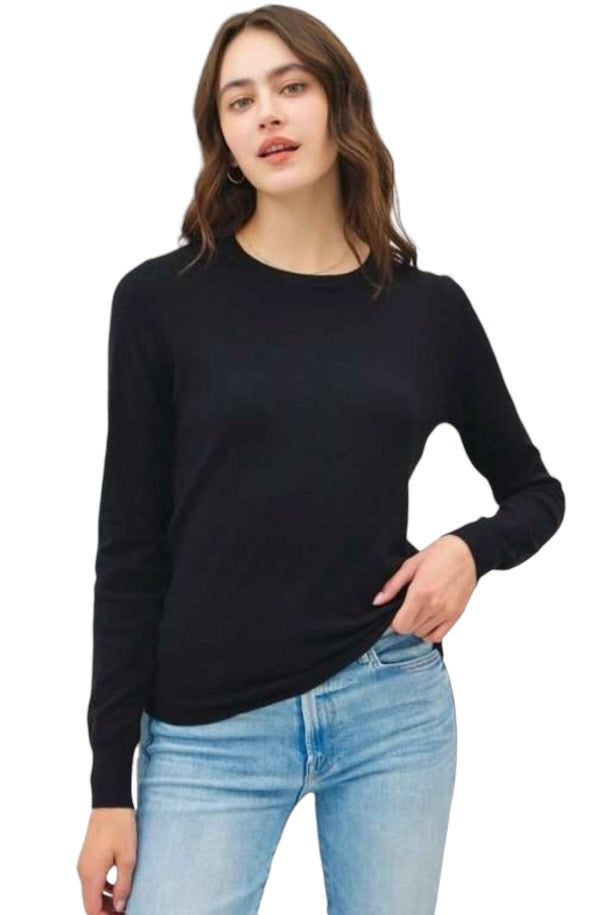 Thin Black Sweater