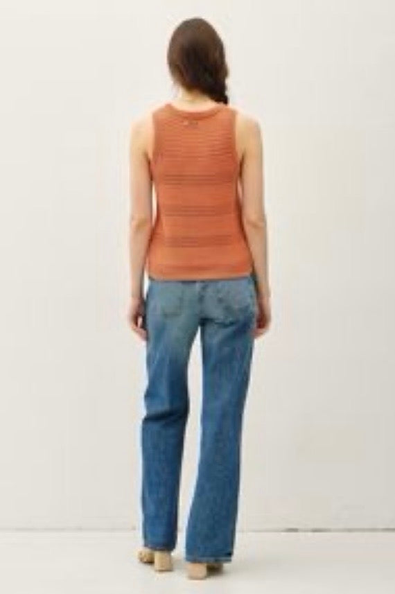 Rust Crochet Top