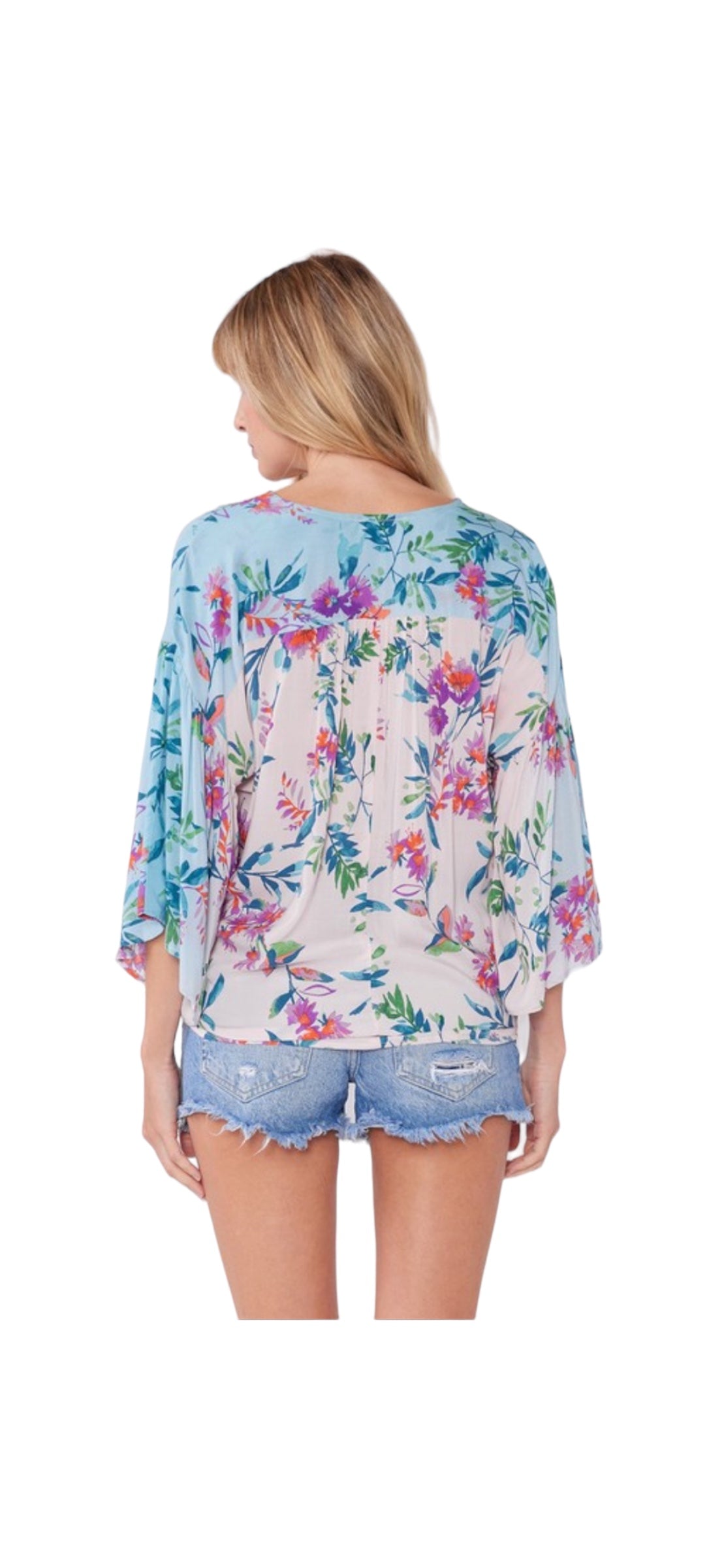 Tropical Print Blouse