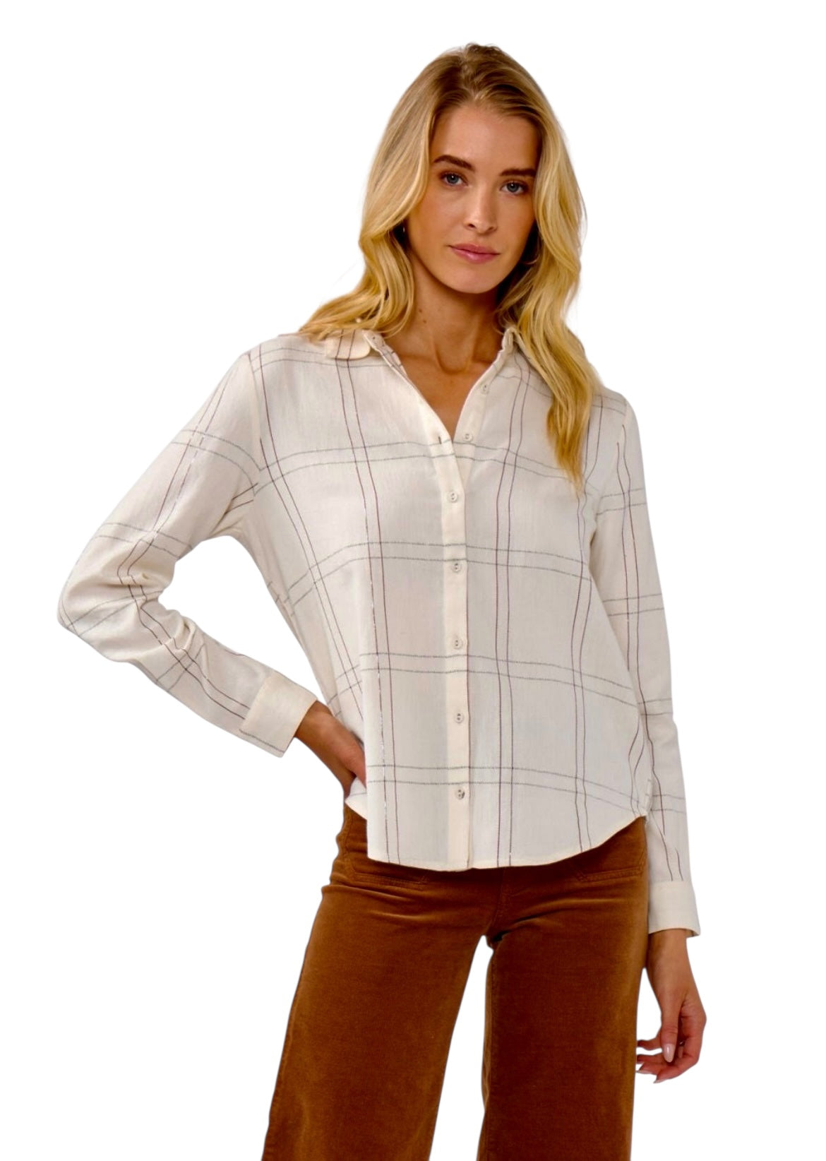 Foil Detailed Blouse